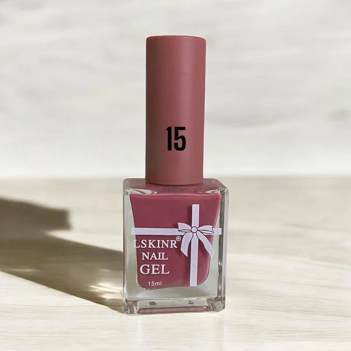 16.1 Sơn móng tay chai dẹt Lskinr Nail Polish 3D Gel 15ml