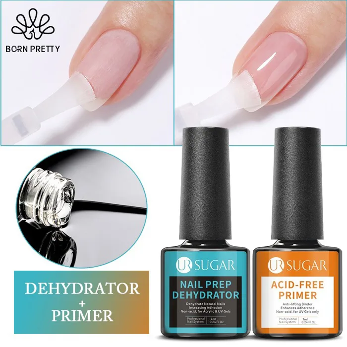 UR SUGAR Sơn Kiềm Dầu Gel khử nước Nail Primer Prep Lâu dài Gel lót móng  tay base top gel Sơn Kiềm Dầu Nail