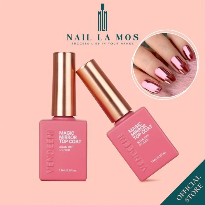 Top bóng chà tráng gương Vendeeni chính hãng 15ml - Sơn gel top coat bám  bột tráng gương bền màu móng nail chuyên dụng | Lazada Việt Nam