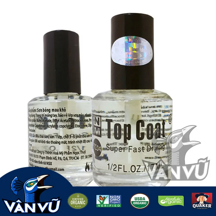 Sơn Bóng Trong Suốt, Bảo Vệ Màu Sơn Móng Tay Topcoat TC04, 17ml, Nhanh Khô  | Lazada Việt Nam