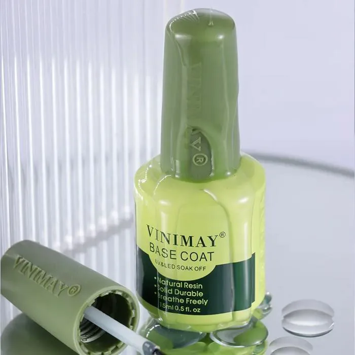 Vinimay Nail Base Coats | Công thức Drying Nhanh & Rubber cho Manicure Bền  và Mạnh