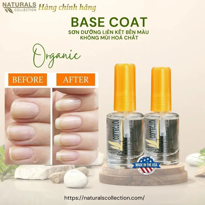 Sơn Lót Móng Tay Base Coat USA NATURALS COLLECTION Liên Kết Bền Màu Thành  Phần Hữu Cơ Không Mùi Hóa Chất - 7.5ml | Lazada Việt Nam