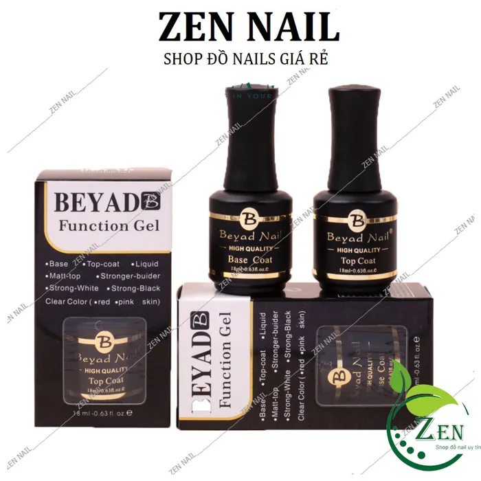 Sơn base top, Liên kết gel và sơn bóng móng tay , 15ml | Shopee Việt Nam