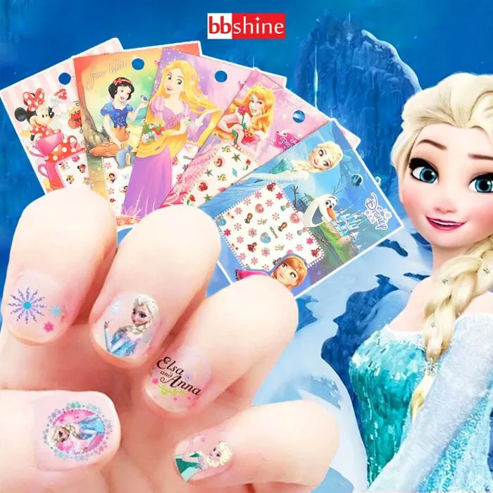 Dán móng tay 3D cao cấp cho bé BBShine, Set sticker dán móng cho bé họa  tiết hoạt hình nhiều màu sắc tươi sáng – J007 | BBShine - Thiên đường đồ  cho bé