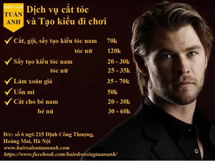 1. Bảng giá dịch vụ