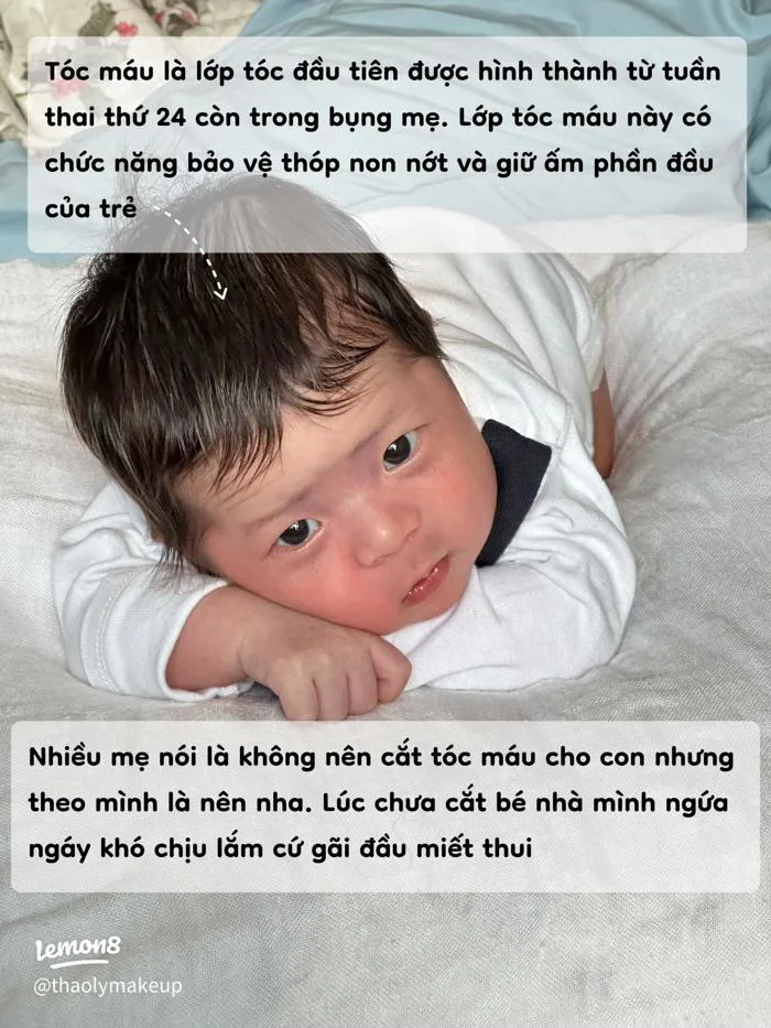 Có nên cắt tóc máu cho bé sơ sinh không? Mẹ nên biết trước khi cắt