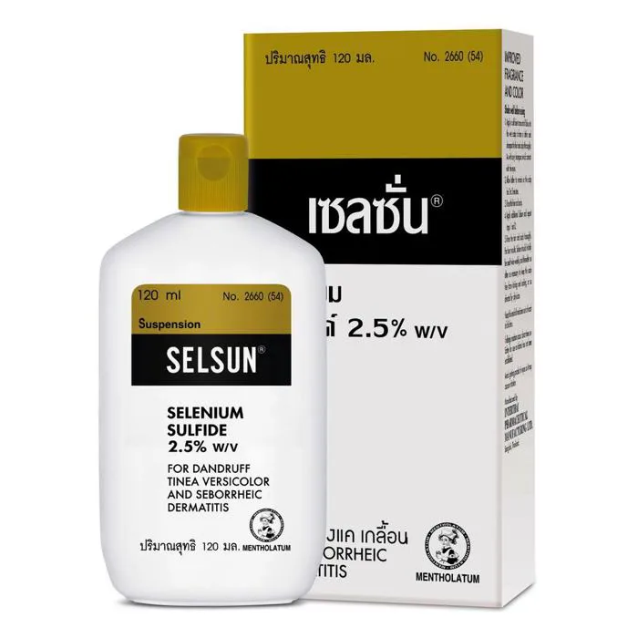 Dầu Gội Trị Gàu Và Nấm Da Đầu Selsun 120ml Thái Lan