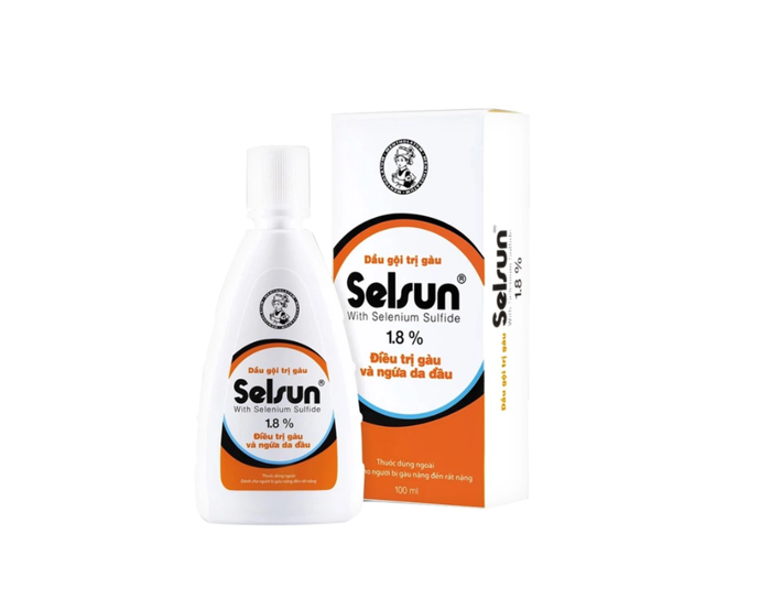Dầu gội trị gàu Selsun 1,8% Rohto điều trị gàu và ngứa da đầu (Hộp