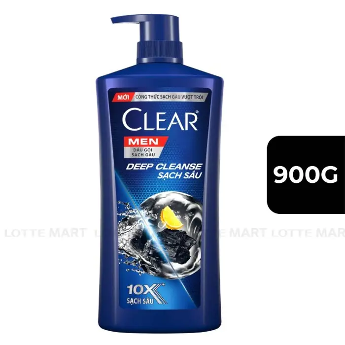 Dầu Gội Sạch Gàu Dành Cho Nam Clear Men Deep Cleanse Sạch Sâu Chai 900G
