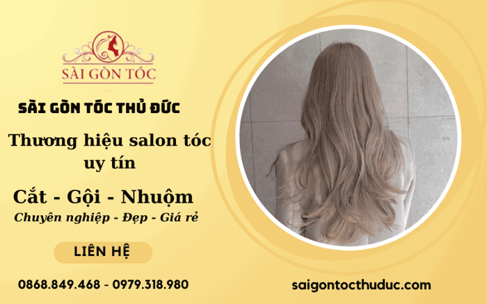 Địa chỉ salon tóc chuyên cắt - gội - nhuộm đẹp, uy tín tại TPHCM