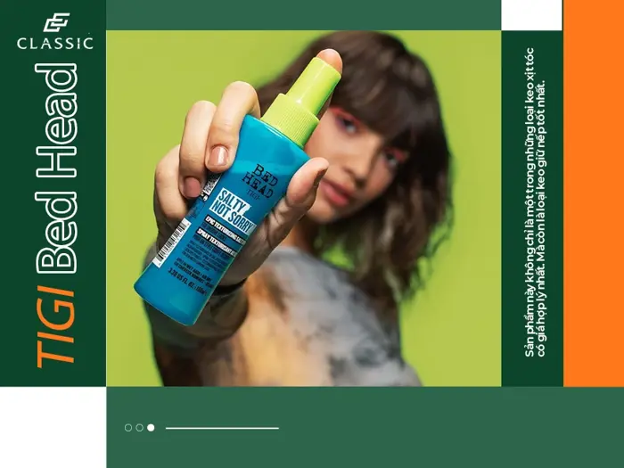 Keo xịt giữ nếp tóc không cứng, tóc bồng bềnh bắt mắt