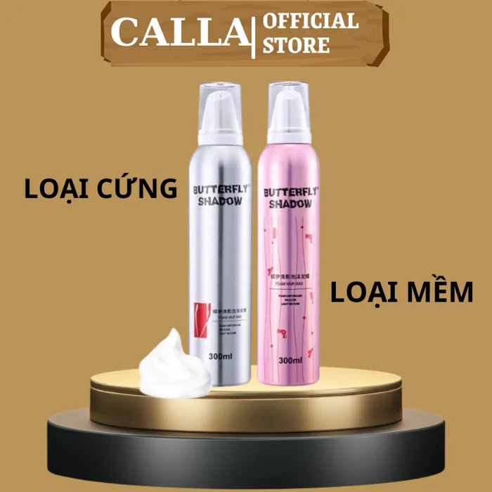 Gôm mềm giữ nếp tóc nữ Butterfly Shadow 300ml tạo kiểu và giữ nếp tóc uốn  xoăn tự nhiên bồng bềnh | Shopee Việt Nam