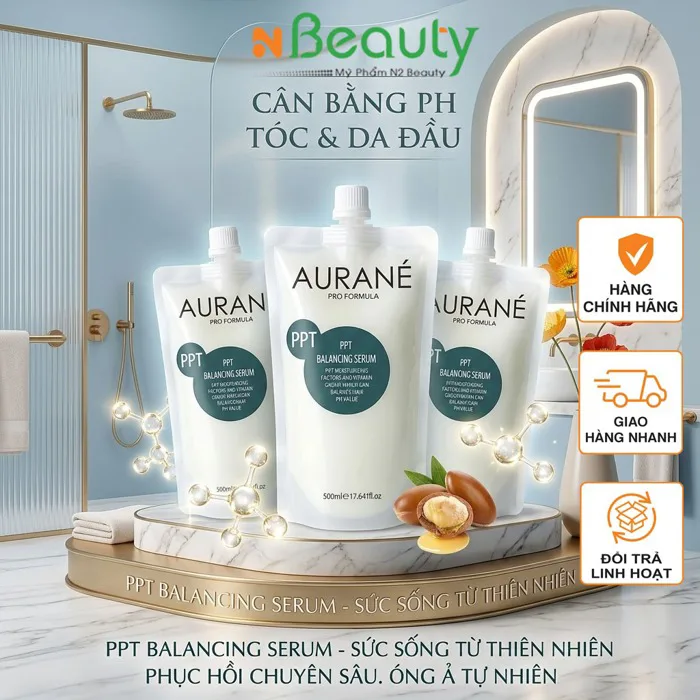 Hấp dầu phục hồi PPT AURENE cân bằng PH, Phục hồi tóc yếu trước khi uốn  duổi nhuộm 500ml | Shopee Việt Nam