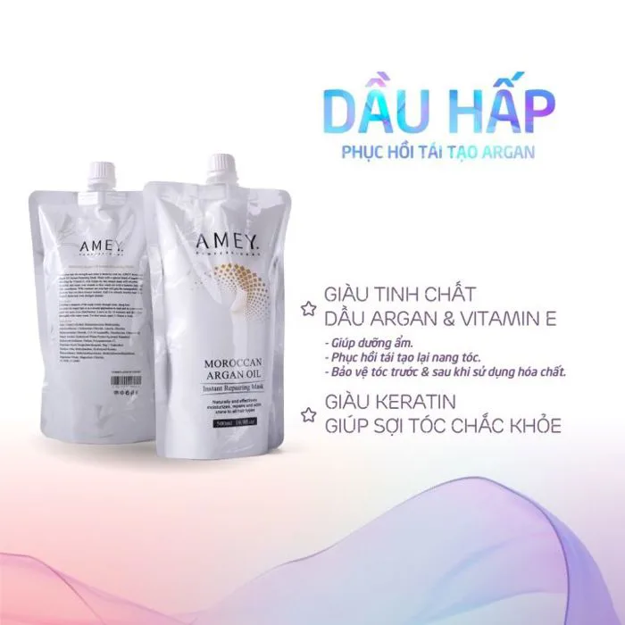 Ủ tóc collagen, dầu hấp tóc phục hồi tóc hư tổn siêu mềm mượt dưỡng tóc khô  xơ uốn nhuộm Amey Organic Canada 500Ml | Lazada Việt Nam
