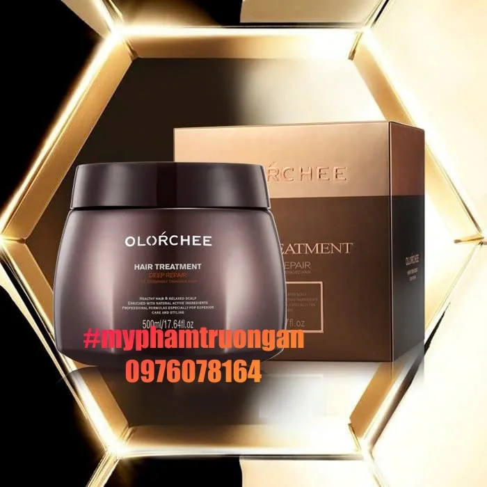 Kem Ủ Hấp Tóc Olorchee Dưỡng Tóc Phục Hồi Hư Tổn 500ml 1000ml Tại Hà Nội Mỹ  phẩm Trường An