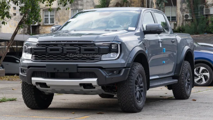 Hình Ảnh Ford Ranger Raptor Màu Xám - Ford Thăng Long