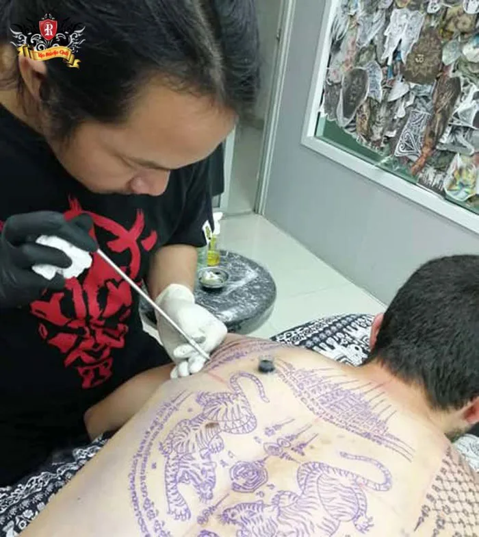 Các mẫu hình xăm bùa Thái cầu tài lộc và bình an linh thiêng