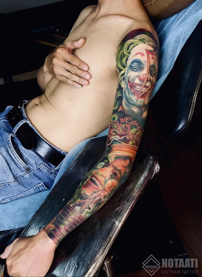 Hình xăm nam cực ngầu cực cá tính - Notaati Tattoo