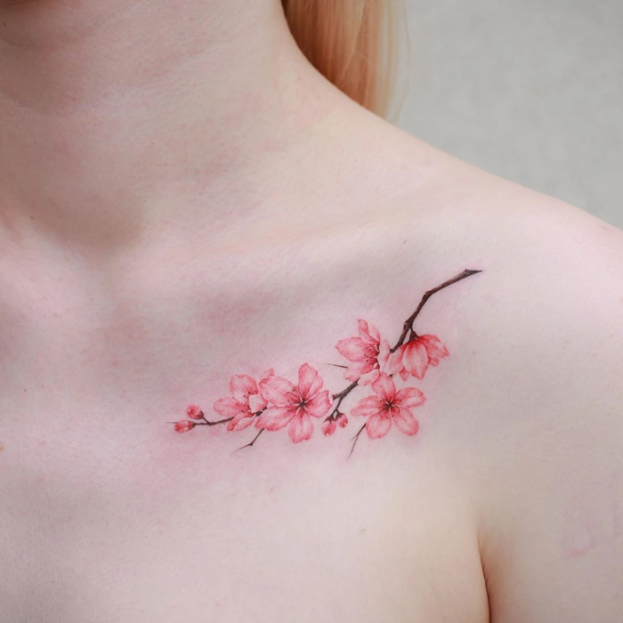 Tự tin khoe cá tính cùng 5 mẫu hình tattoo hoa đầy gợi cảm cho nàng