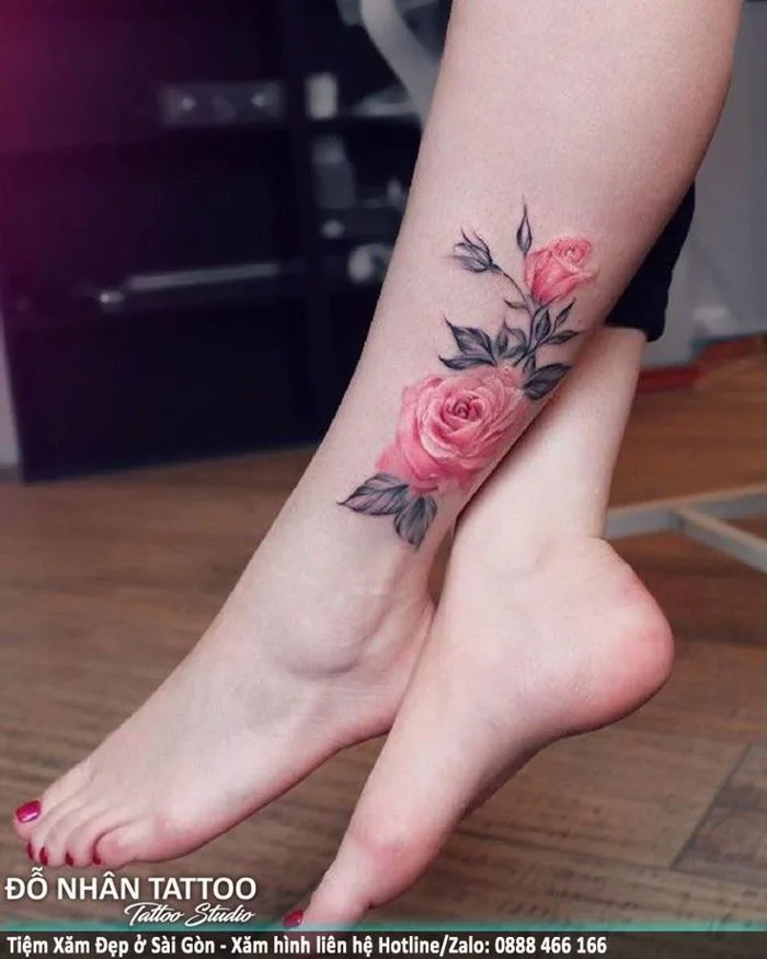 Hình xăm Hoa Hồng (075) tại ĐỖ NHÂN TATTOO