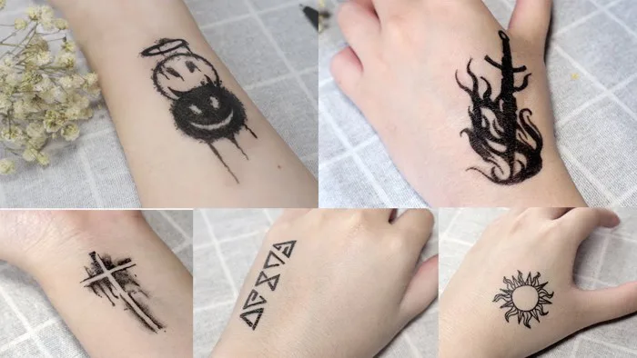 Những hình xăm cho nam cực chất được vẽ bằng bút bi- simple small tattoos  design ideas for men