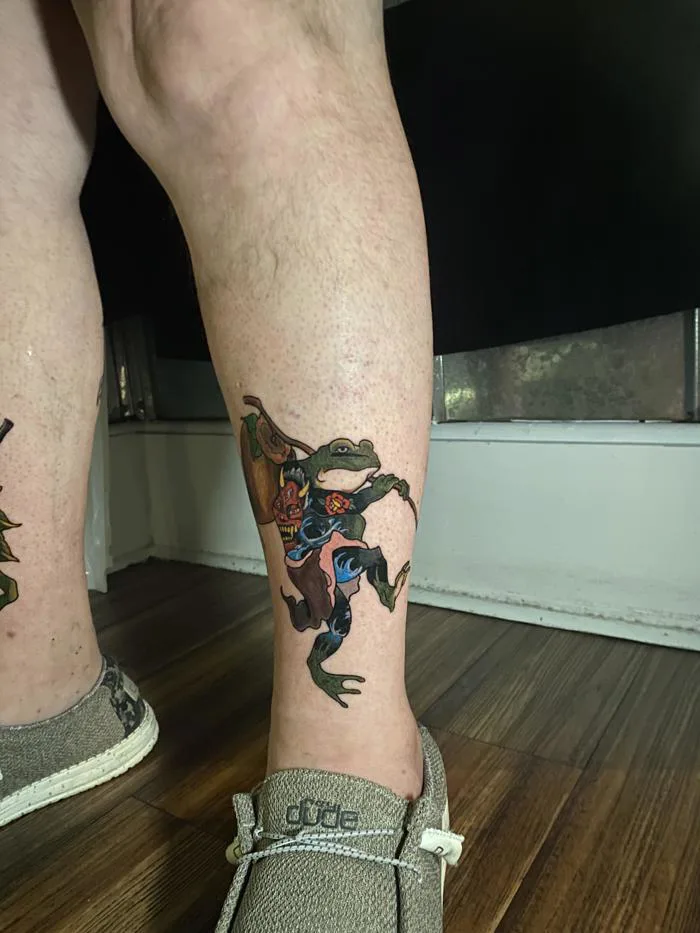 Hình xăm chất đến nỗi chính hình xăm cũng có hình xăm luôn. :  r/TattooBeginners