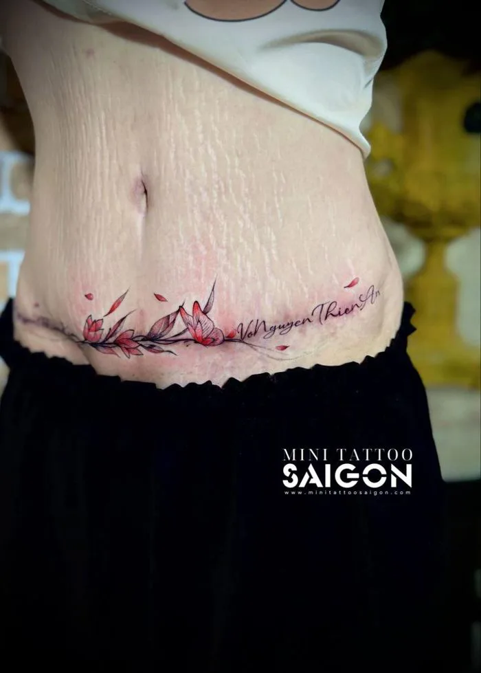 99+ Hình xăm che vết rạn ở bụng ĐẸP, tinh tế nhất – Mini Tattoo Saigon - Xăm  hình nghệ thuật uy tín tại Sài Gòn