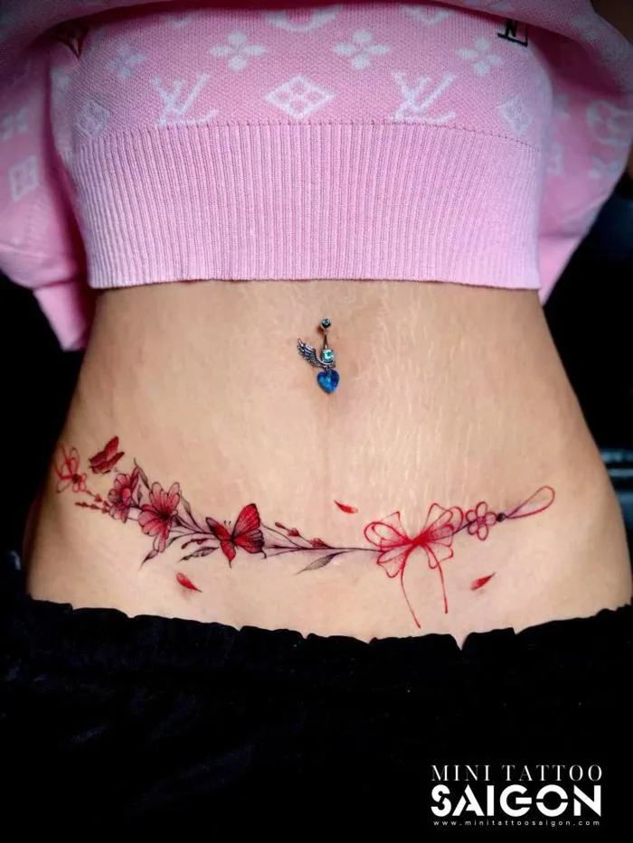 Top 9+ hình xăm che sẹo ở bụng đẹp nhất cho nữ – Mini Tattoo Saigon - Xăm  hình nghệ thuật uy tín tại Sài Gòn