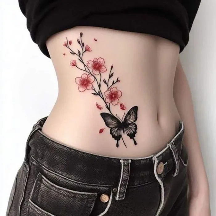 Gợi ý những hình xăm che sẹo ở bụng đẹp cho nữ