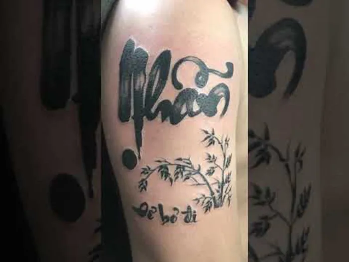 50+ Hình xăm chữ Nhẫn đẹp nhất