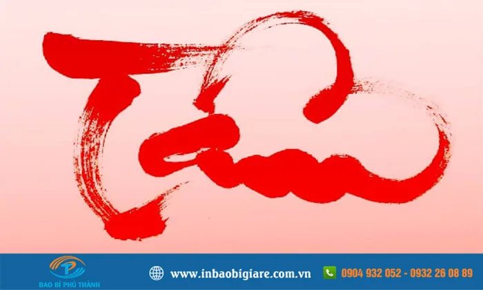 Logo chữ tâm - in Phú Thành