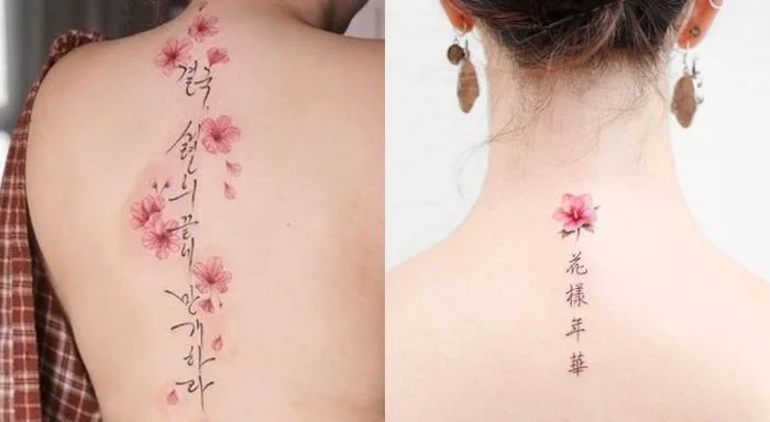 Hình xăm hoa anh đào và những vị trí xăm đẹp nhất trên cơ thể