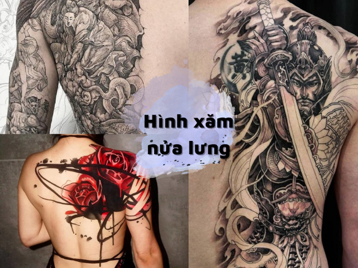 99+ Hình xăm nửa lưng nổi bật, ý nghĩa nhất hiện nay | Yody