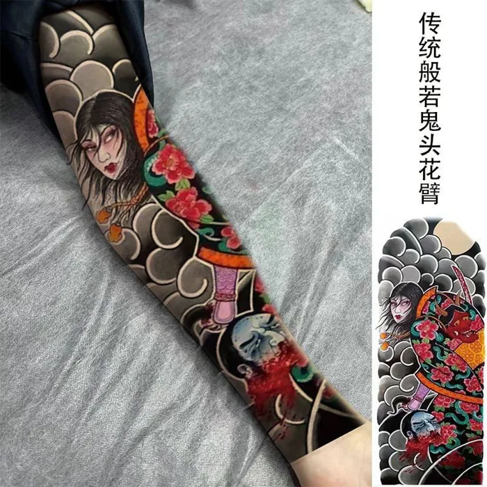 Nhãn Dán Hình Xăm Full Leg & Cánh Tay Hoa Lớn - Prajna Tattoo Thiết Kế Độc  Đáo, Bền Lâu | Shopee Việt Nam
