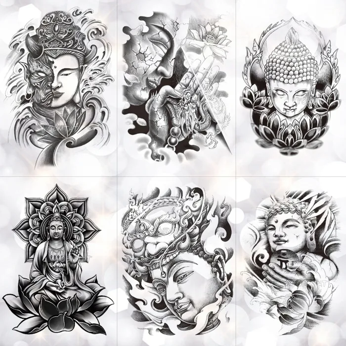 Hình xăm phật - Giá Tốt, Miễn Phí Vận Chuyển, Đủ Loại | Shopee Việt Nam