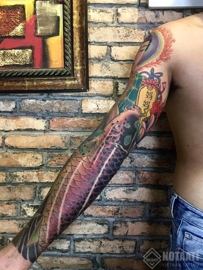 Hình xăm Phật đẹp nhất hiện nay - Notaati Tattoo