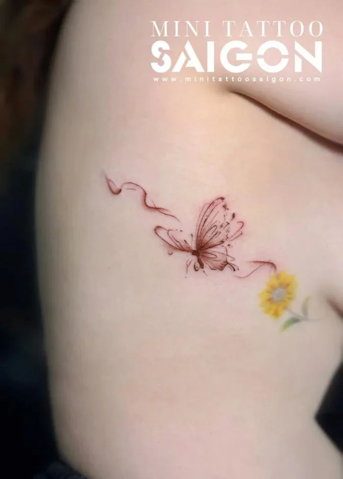 Tổng hợp 20+ mẫu hình xăm con bướm độc đáo và cuốn hút – Mini Tattoo Saigon  - Xăm hình nghệ thuật uy tín tại Sài Gòn