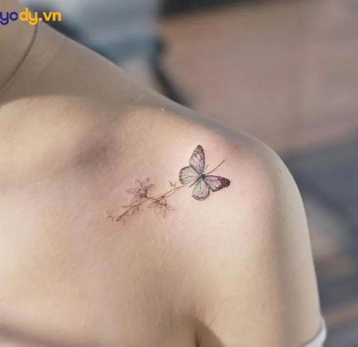 Trọn bộ 99+ Mẫu hình xăm con bướm mini đơn giản đẹp cho nàng | Yody
