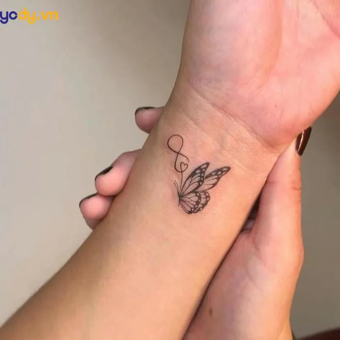 Trọn bộ 99+ Mẫu hình xăm con bướm mini đơn giản đẹp cho nàng | Yody