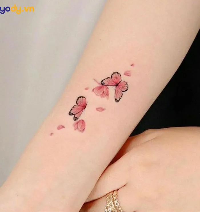 Trọn bộ 99+ Mẫu hình xăm con bướm mini đơn giản đẹp cho nàng | Yody