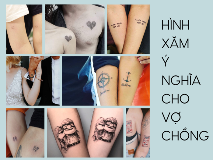 1001+ Hình Xăm Ý Nghĩa Cho Vợ Chồng NGỌT NGÀO NHẤT | Yody