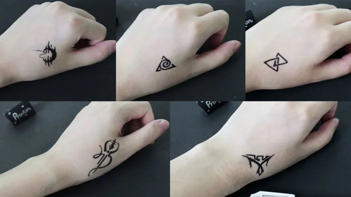 Cách vẽ những hình xăm nhỏ đẹp bằng bút bi đơn giản - How to make tattoo  with pen