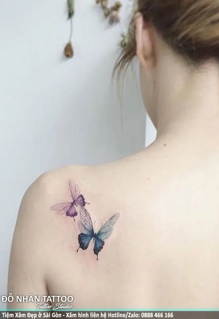 Hình xăm đẹp ở Vai cho Nữ (01143) tại ĐỖ NHÂN TATTOO