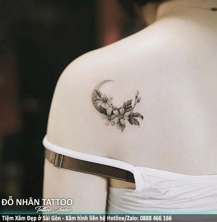 Hình xăm đẹp ở Vai cho Nữ (0191) tại ĐỖ NHÂN TATTOO