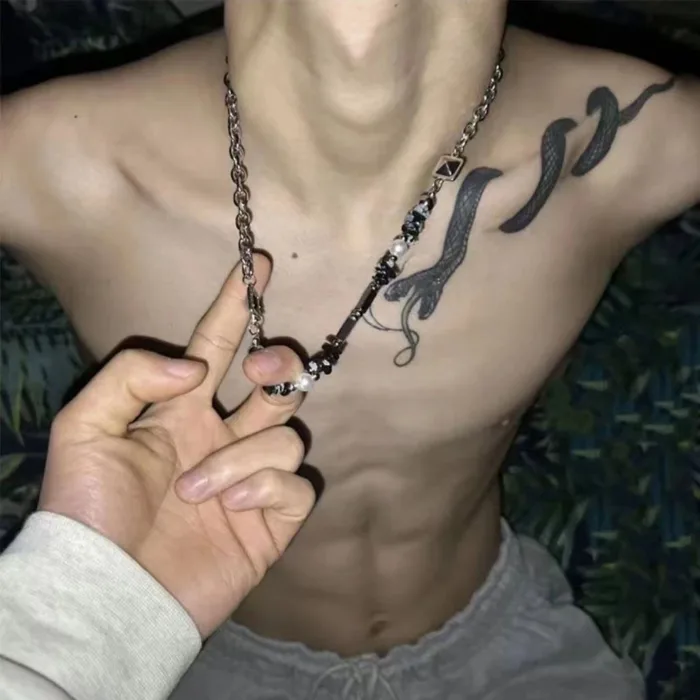 Hình Xăm Tạm Thời 15 Ngày Rắn Quấn Xương Quai Xanh Funtattoo Chống Nước  Chống Cọ Xát Bền Đẹp