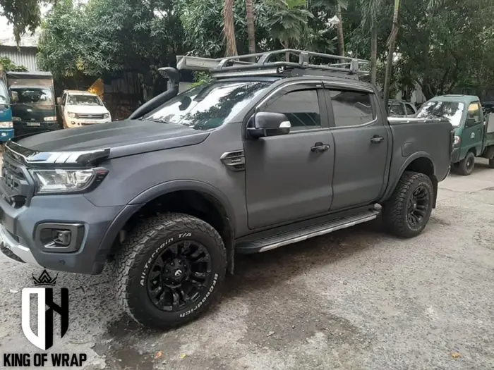 Decal Đổi Màu Xám Cho Ford Ranger