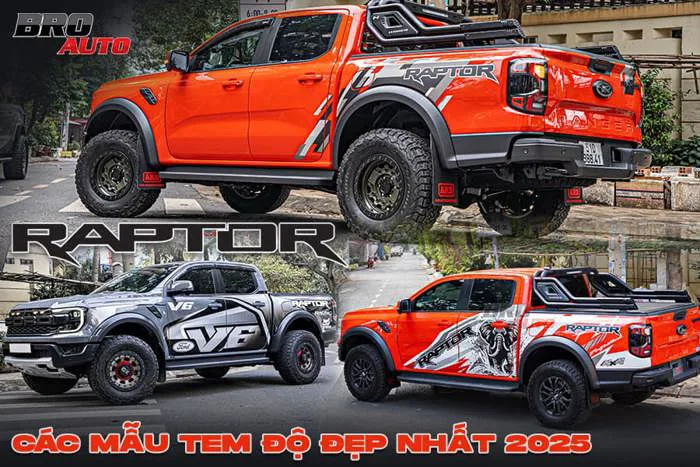 Top Mẫu Xe Ford Raptor Độ Tem Đẹp Nhất – Cá Tính Và Khác Biệt