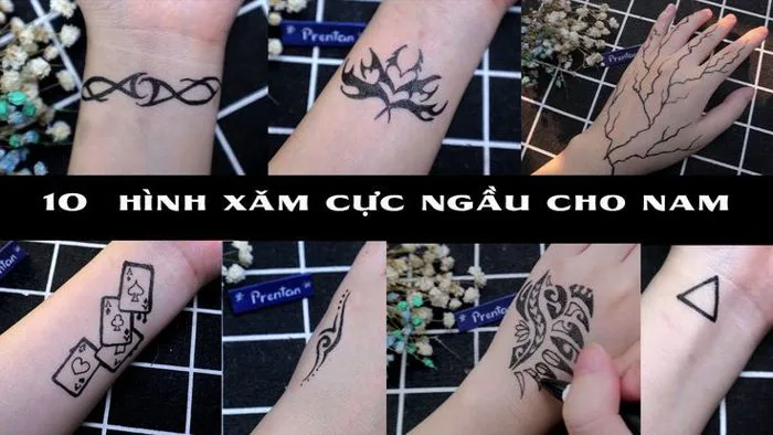 10 mẫu hình xăm nhỏ siêu ngầu cho nam - Small tattoo designs for men