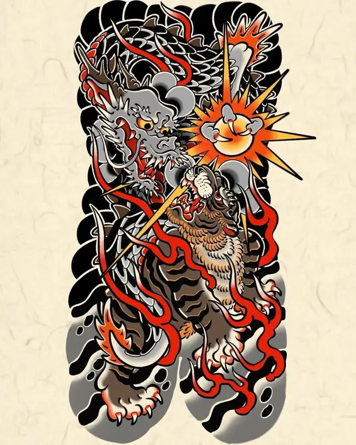 12+ Thiết Kế Hình Xăm Yakuza Kín Lưng | H2M Tattoo Studio