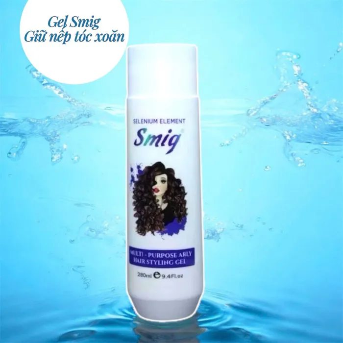 Gel Smig Giữ Nếp Tóc Uốn Xoăn Và kèm xả khô Dưỡng Xoăn Chính Hãng Hương  Thơm - Hair Care